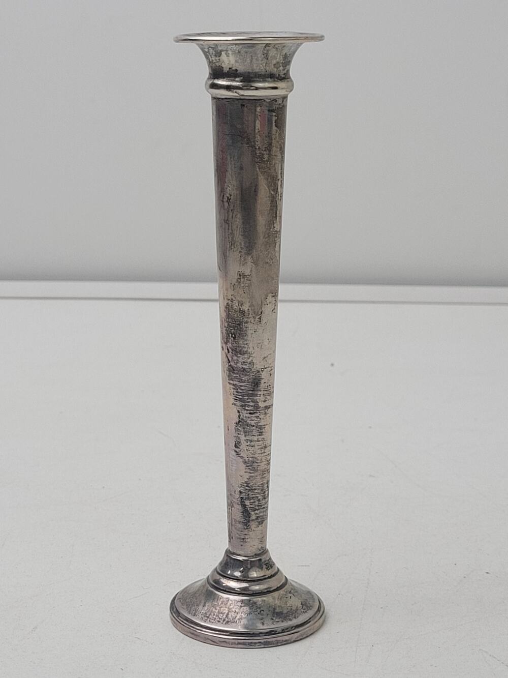 Vintage Sterling Silver Weighted Bud Vase 6" Tall | 41.65 Grams